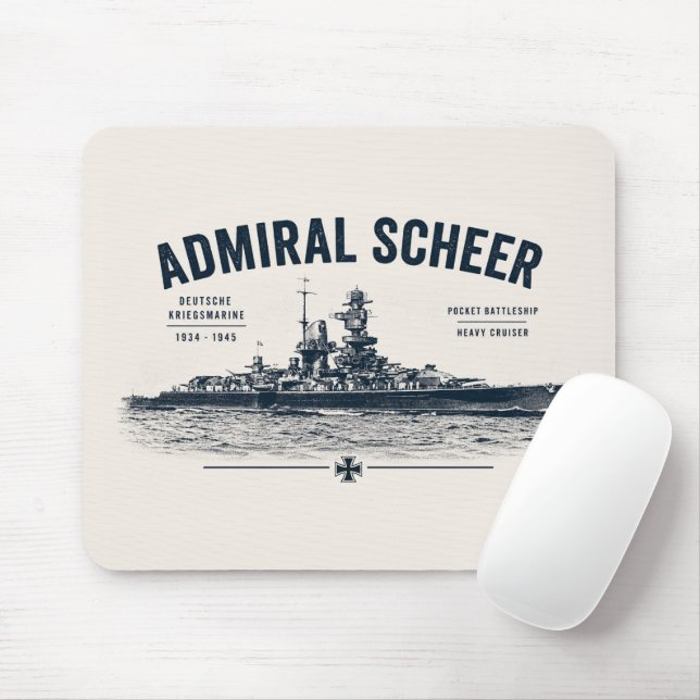 Admiral Scheer Musmadrass Musmatta (Med mus)