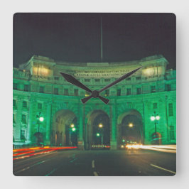Admiralty Arch Trafalgar Square London Fyrkantig Klocka
