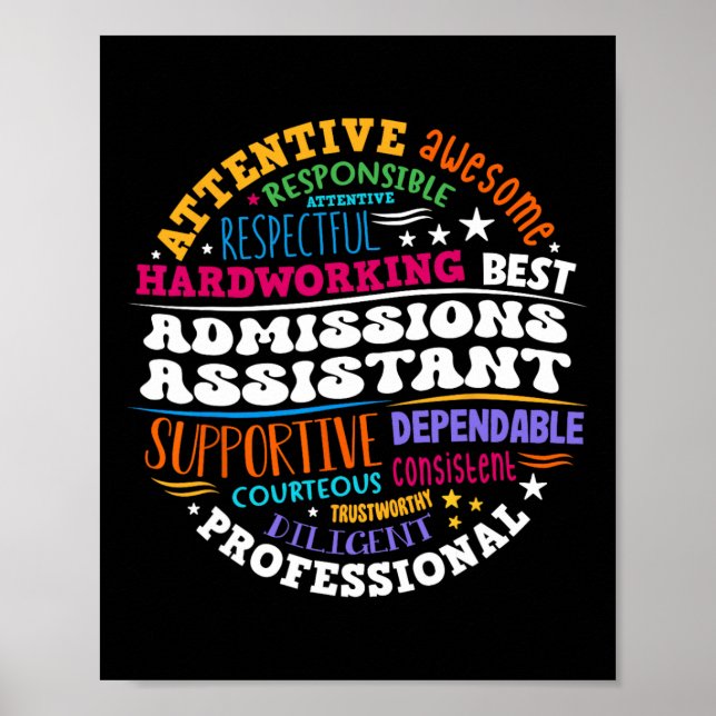 Admissions Istant Squad Life Teacher Appreciation  Poster (Framsidan)