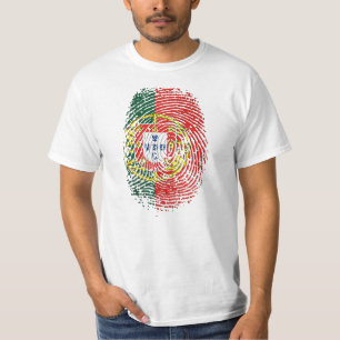ADN Português (DNA) - Tugas Camisas e Presentes Tee