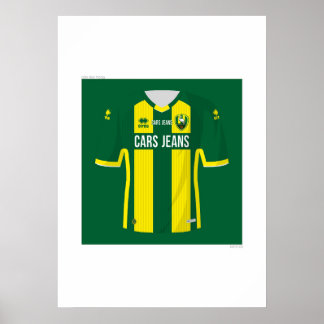 ADO Den Haag Home Shirt 2019/20 Poster