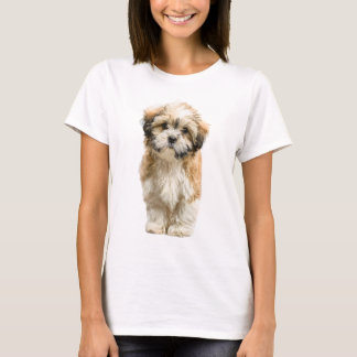 AdoAdorable Fluffy Shih Tzu Puppy Illustration Men T Shirt