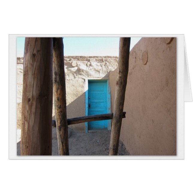Adobe Door i New mexico OBS Kort (Framsidan Horizontal)