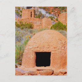 Adobe Oven i New mexico Vykort