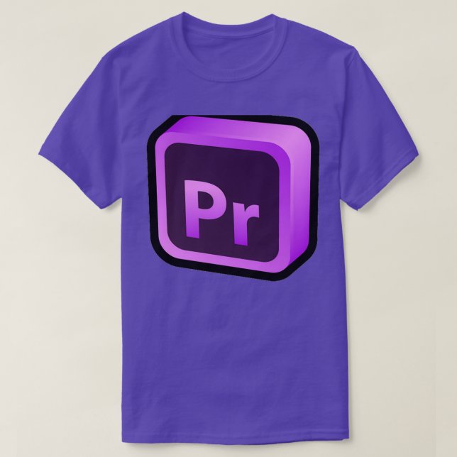 Adobe Premiere Pro 1 T Shirt (Design framsida)