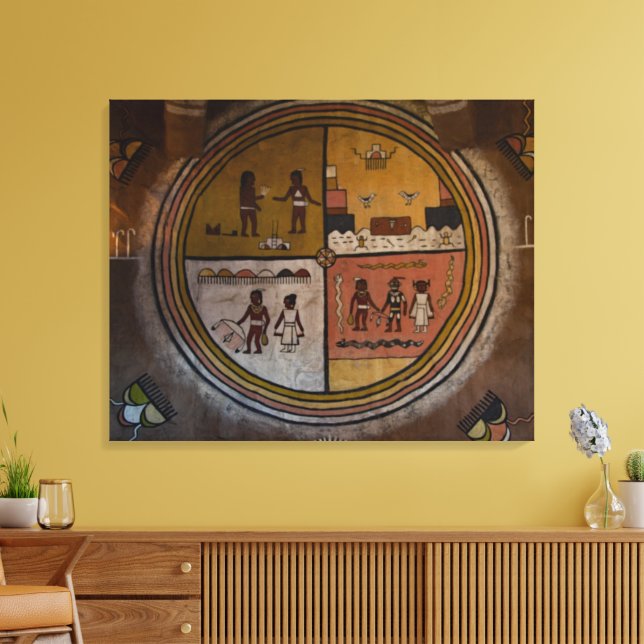 Adobe Väggkonst Canvastryck (Insitu (Vardagsrum))