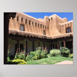 Adobe Vigas La Fonda Hotel Santa Fe NM Poster