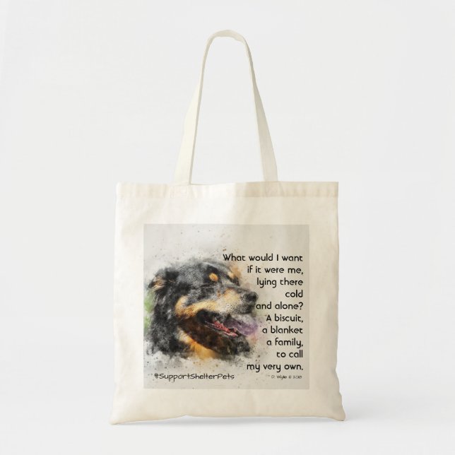 Adobes skyddspenna - Bernese Mountain Hund Tygkasse (Framsidan)