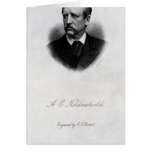 Adolf Erik Nordenskiold, 1880 Hälsningskort