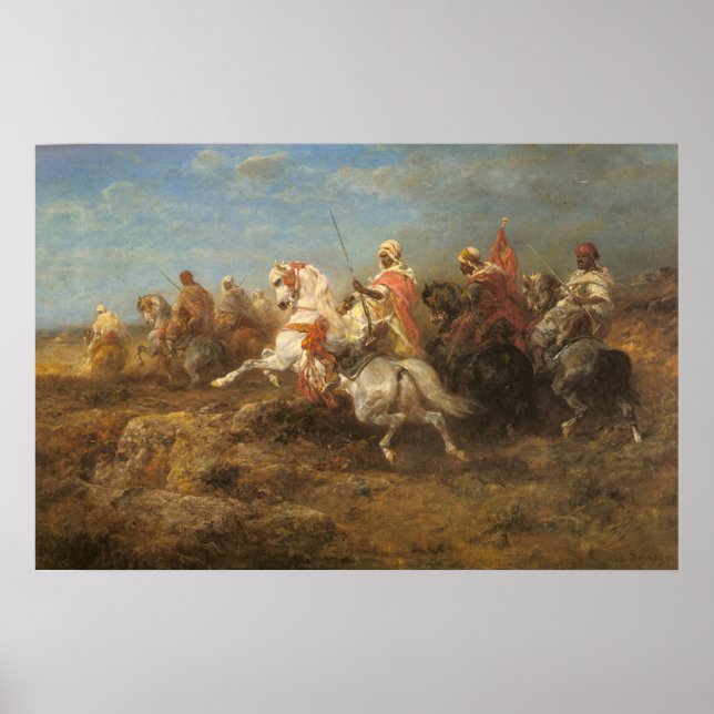 Adolf Schreyer Arabian Patrol Poster (Framsidan)