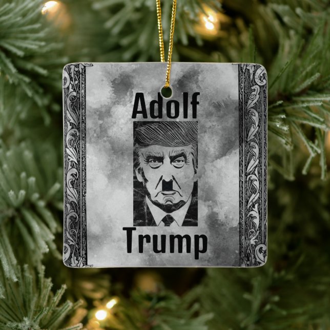 Adolf Trump Ceramic Ornament (Träd)