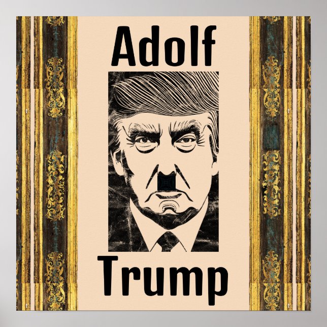 Adolf Trump Poster (Framsidan)