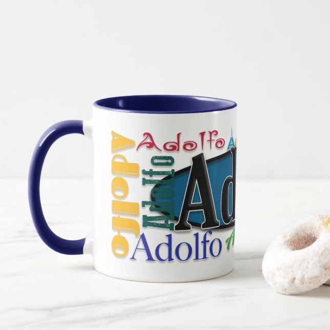 Adolfo kaffemugg (Med munk)
