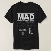 Adolfo Suárez Madrid-Barajas flygplats MAD T-Shirt