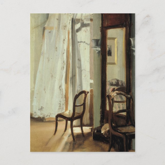 Adolph von Menzel Balkonyrummet CC0096 Vykort (Framsida)
