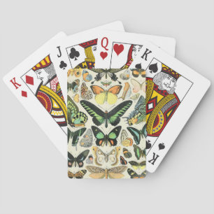 Adolphe Millot Butterflies B Casinokort