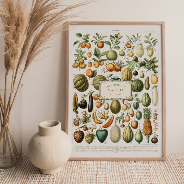 Adolphe Millot Fruits Poster (Skapare uppladdad)