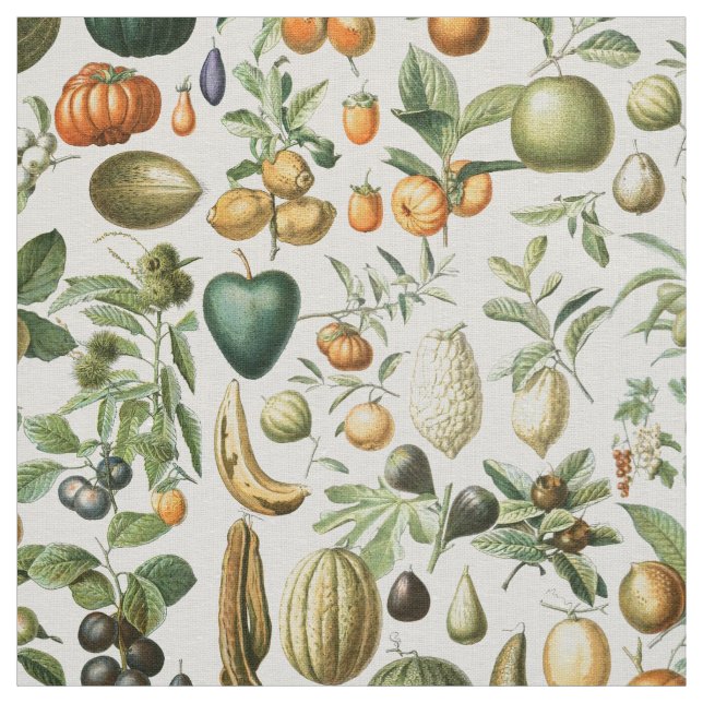 Adolphe Millot Fruits Tyg (Prov)