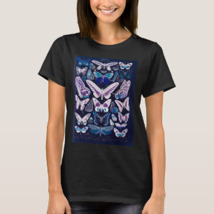 Adolphe Millot Papillons B Inverterad T Shirt