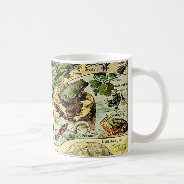 Adolphe Millot Reptiles 2 Coffee Mugg (Höger)