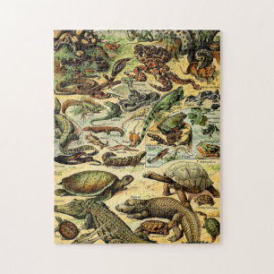 Adolphe Millot Reptiles 2 Jigszawa Puzzle Pussel