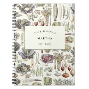 Adolphe Millot Vegetable Kitchen Recipes Notebook Anteckningsbok