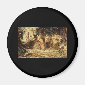 Adolphe Monticelli i brunnen Magnet