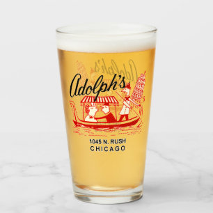 Adolph's Restaurant, 1045 N. Rush St. Chicago Glaskopp
