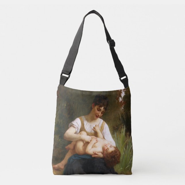 Adolphus Child och Tonåring av William Bouguereau Axelväska (Framsida)