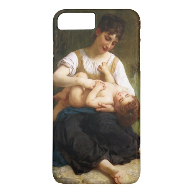 Adolphus Child och Tonåring av William Bouguereau Case-Mate iPhone Skal (Baksida)