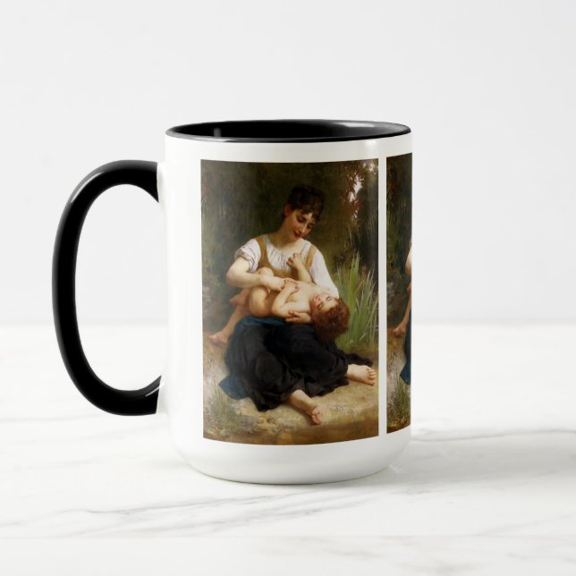Adolphus Child och Tonåring av William Bouguereau Mugg (Vänster)