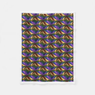 ADOM Abstract Metallic Pattern Blanket Fleecefilt