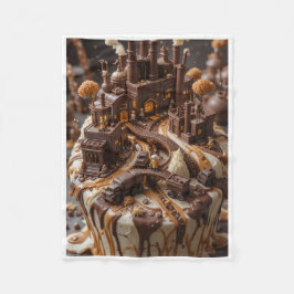 ADOM Chokladfabrik Fantasyfilt Fleecefilt
