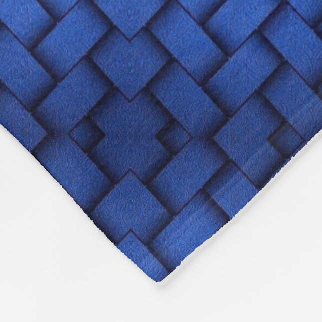 ADOM Deep Blue Mesh Weavefiltblank Fleecefilt (Hörn)