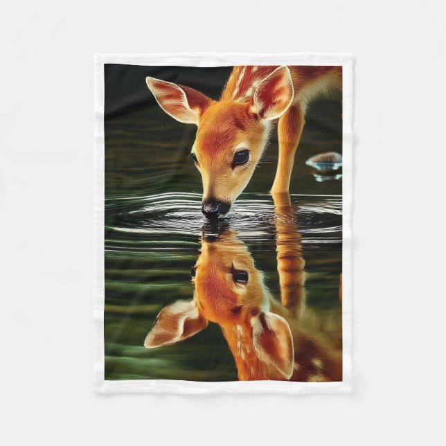 ADOM Dov Drar Reflektion Filta Fleecefilt (Framsidan)