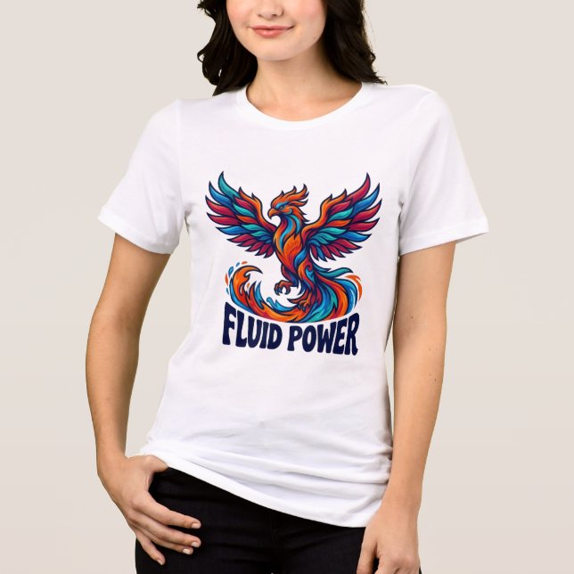 ADOM Fluid Power Phoenix konst T Shirt (Framsida)