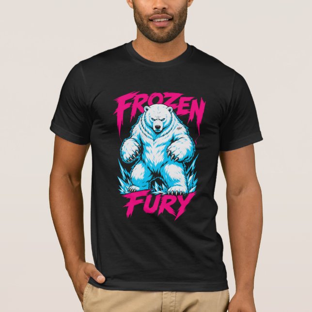 ADOM Frozen Fury Isbjörn T Shirt (Framsida)