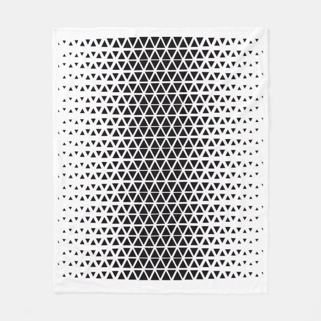 ADOM Geometriska Trianglar Mönsterfilt Fleecefilt (Framsidan)