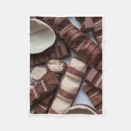 ADOM Gourmet mjölkchoklad kastfilt Fleecefilt