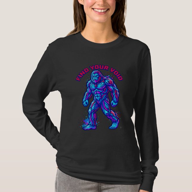 ADOM Hitta Ditt Tomrum Cyber Apa T Shirt (Framsida)