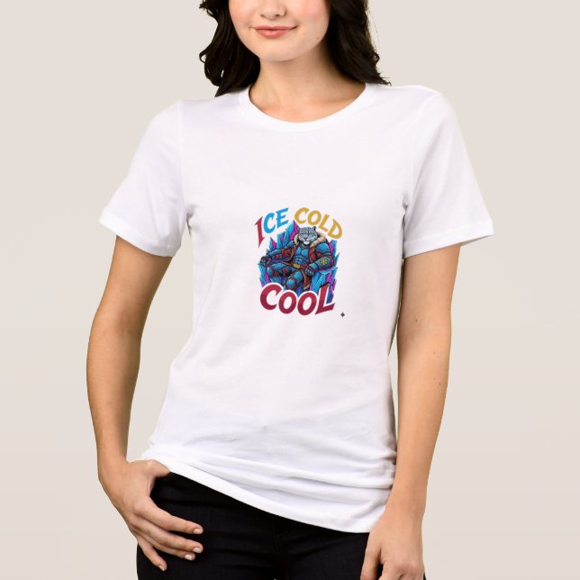 ADOM Isande Kall Panter T Shirt (Framsida)