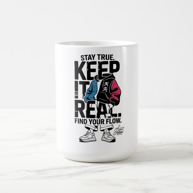 ADOM Keep It Real Long Sleeve Tee Kaffemugg (Center)