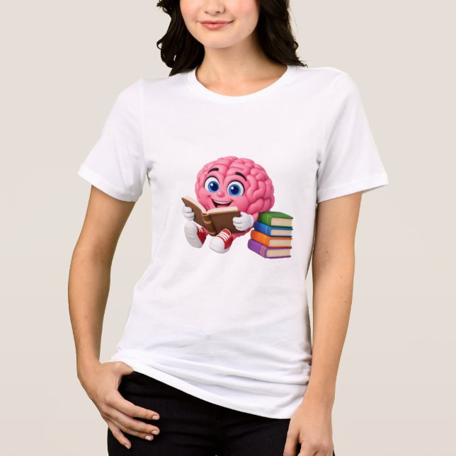 ADOM "Ljusare sinne" Dam Grafisk t-shirt (Framsida)