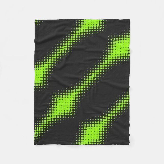 ADOM Neongrön Halftonefilt Fleecefilt (Framsidan)