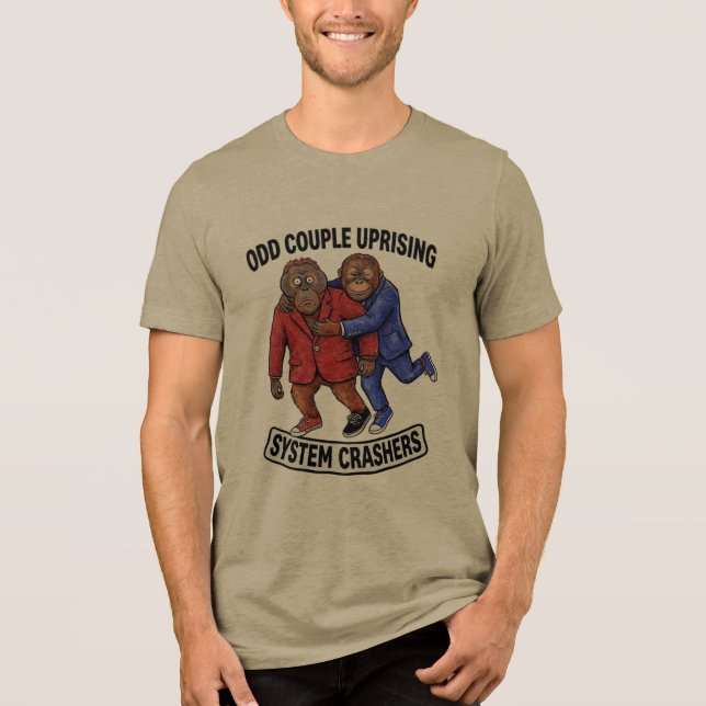 ADOM Odd Couple Uprising System Crashers T Shirt (Framsida)