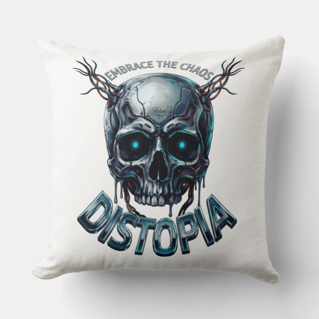 ADOM "Omfamna Kaos" Dam-T-shirt Kudde (Framsida)