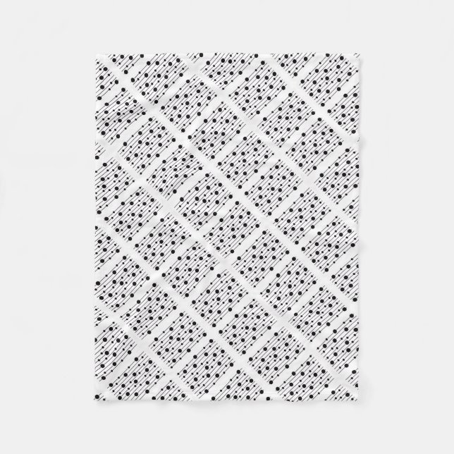 ADOM Ornate Geometric Lattice Blanket Fleecefilt (Framsidan)