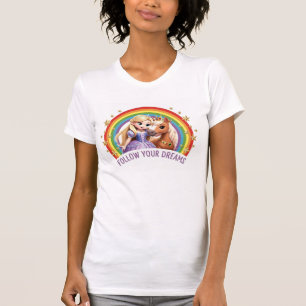 ADOM Premium "Följ dina drömmar" Minimalistiska Kv T Shirt