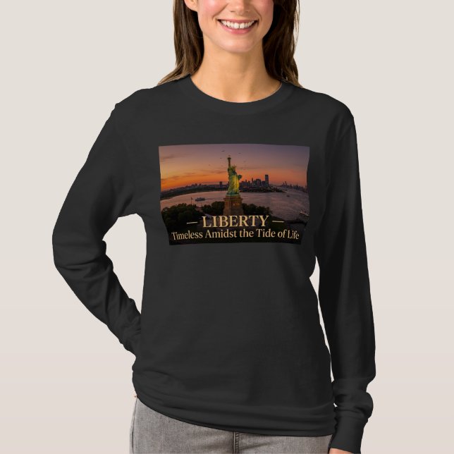 ADOM Premium Minimalist Långärmad T-Shirt (Framsida)