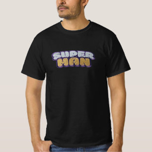 ADOM Premium "SUPER HAN" Minimalistisk Herr T-Shir T Shirt